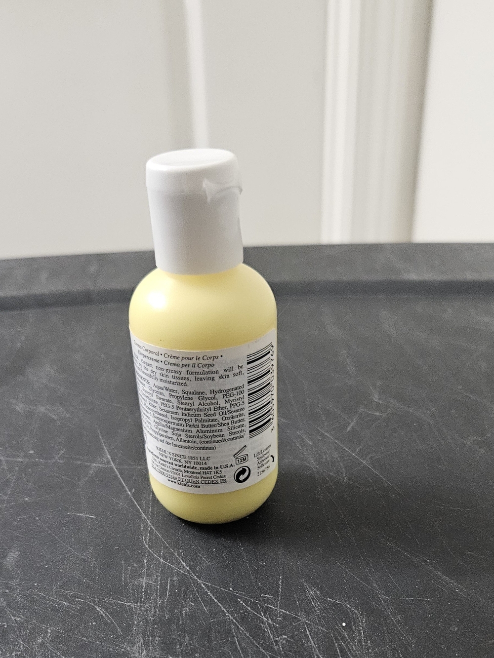 Kiehl's Crème de Corps Travel Lotion - Pale Yellow Bottle - Picture 5 of 10